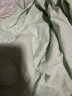 东枫棉麻长袖衬衫男简约纯色小清新休闲外套男时尚舒适透气潮流衬衣男 水绿色 L（115-135斤） 晒单实拍图