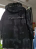 雅鹿雅鹿羽绒服男中长款大毛领保暖加厚男士冬装新款百搭休闲时尚外套 黑色 2XL 185 实拍图