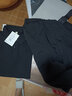 轩森图（XUANSENTU）微胖男生夏季显瘦穿搭短袖T恤男韩版宽松拼接V字半袖体恤套装搭 黑色T恤+黑色裤子 3XL (185) （180-200斤） 实拍图