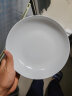 洁雅杰陶瓷盘家用白瓷盘子8.5英寸中式方形深盘菜盘汤盘微波炉可用4只装 晒单实拍图