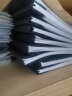 齐心（COMIX） 2寸加厚欧式快劳夹A4文件夹带孔资料夹两孔活页夹背宽55mm容纸宽度35mm黑色 办公文具A105N 实拍图