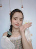 清晨的星星低丸子头发绳女生绑头发头绳大肠发圈扎头发高弹力耐用橡皮筋新款 墨绿布艺 实拍图