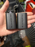 绿巨能（llano）佳能LP-E6NH相机电池R6电池充电器5D4/90d/5d3/R5/80d/70d/60d/6D2单反相机电池套装2400mAh 实拍图