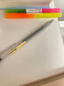 无印良品 MUJI 水性六角双头记号笔2色套装 8S63002 学生文具 2支装/荧光4色 实拍图