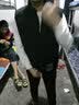 佐径 马甲男韩版潮流青年修身立领坎肩中年男士加厚棉服马甲外套 黑色 XL 实拍图