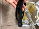 紫心竹细腰带女装饰裙子毛衣简约百搭时尚打结皮带女真皮韩版裤带 黑色 102cm 实拍图