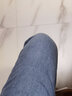 真维斯（Jeanswest）牛仔裤男修身2026春夏棉弹时尚男裤牛仔小脚长裤子男蓝色32 实拍图