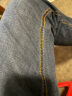 真维斯（JEANSWEST）牛仔裤男2024夏季潮牌直筒时尚猫须青年休闲男士长裤中蓝31 实拍图