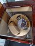 德克力时摇表器自动手表转表器双表位上玄器手表收纳盒送长辈纪念生日礼物 橡木色高光油漆+骆驼色绒（5挡） 实拍图