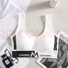 俞兆林（YUZHAOLIN）俞兆林2件运动内衣女文胸防震跑步露美背聚拢健身瑜伽背心可外穿 运动文胸-白色 均码 实拍图