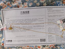 六福珠宝  18K金黄色细水波纹链彩金项链女款素链  L18TBKN0022Y 43cm-总重0.86克专用扣 实拍图
