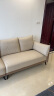 林氏家居小户型沙发客厅简约现代奶油风科技布沙发意式布艺沙发BS103 拿铁棕|2.8米四人位|科技布款 实拍图
