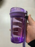 特百惠（Tupperware）晶彩mini塑料杯 男女学生儿童水杯子夏季小巧便携 冰沙紫280ML 实拍图