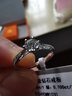 喜钻现货闪发-铂金钻戒女求婚结婚钻石戒指六爪婚戒送女友生日礼物 【 GIA双证书】共40分VS2/FG色 实拍图