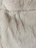 La Chapelle女装中长款羊羔毛绒大衣女冬季2023新款韩版时尚洋气百搭呢子外套 浅灰色 L 126-140斤 晒单实拍图