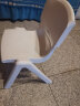 华恺之星 塑料凳 家用小板凳换鞋凳子小孩学习椅餐椅靠背椅子 HK5601 灰 实拍图