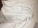 POWO长袖免烫易打理抗皱衬衣男士正装修身深蓝商务休闲韩版白色衬衫 米白色 41 码（适合135-150斤） 实拍图
