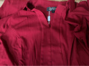 珍贝针织真丝连衣裙夏季新款短袖小红裙桑蚕丝系带收腰休闲363 红色 105(170/92A) 晒单实拍图