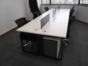 创圣办公室办公桌组合现代简约职员工位员工电脑办公桌椅组合屏风卡座 单人位(不含柜椅) 实拍图