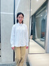 衣诺坊儿童衬衫白色长袖衫衣六一演出服打底衫女童衬衫大合唱T恤 实拍图