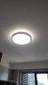 雷士（NVC）LED吸顶灯 简约高端卧室书房餐厅灯具 拉丝金三色调光圆形灯饰 实拍图