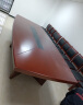 奈高会议桌贴实木皮油漆洽谈桌椭圆条形桌3米含10把椅子 晒单实拍图