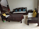 秋拾沙发 实木沙发 乌金木新中式沙发组合客厅小户型明清古典仿古家具 1+1+1+1+3+茶几+方几*4 实拍图