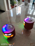跃越新款陀螺七彩闪发光激光音乐旋转陀螺卡通电动儿童玩具男女孩礼物 龙纹激光+UFO(共2套) 实拍图
