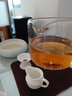 日式手工实木侧把煮水茶壶加厚玻璃壶自带茶滤耐高温三界电陶炉煮茶器侧把玻璃茶壶电茶炉煮茶壶具 单百财侧把煮茶壶 实拍图