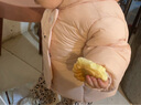 巴拉巴拉童装儿童羽绒服男童女童冬连帽外套加厚宝宝三防萌趣造型 粉红A61314 白鸭绒 90cm 实拍图