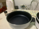 新厨夫新款 超大容量 电火锅家用电炒锅多功能电热锅一体多用途锅宿舍电煮锅料理锅烤肉锅XCF8002 【大号6L】分体（单锅+煎盘） 6L 8升 实拍图