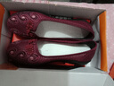 颐福元老北京布鞋女红色闰月妈妈鞋春款单鞋软底防滑平底透气舒适老人鞋 红色网面（夏季款） 36 实拍图