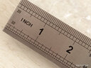 百威狮不锈钢直尺加厚尺子钢板尺刻度尺公制钢尺公英制木工尺量距离直尺 1米 实拍图