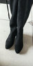 萱俪妮过膝长靴女秋冬季弹力袜靴显瘦高跟粗跟2025新款加绒面长筒棉靴子 黑色加绒5厘米跟 36 实拍图
