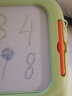 皇儿儿童画板磁性写字板婴儿早教玩具1-2-3岁男孩女孩六一儿童节礼物 黄 小号 积木款+蘑菇钉 实拍图