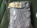 无印良品 MUJI 女式 含牦牛绒羊毛 宽罗纹编织 高圆领毛衣 长袖针织衫简约 浅灰色 M 实拍图