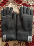 沐驰斯顿手套男冬季2025新款骑行电动车保暖防风防寒加绒加厚针织毛线手套 主图款(双层加绒)灰色 均码(男女均可带) 实拍图