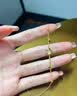 中国黄金（CHINA GOLD）四叶草黄金手链女款2026新款足金转运珠双11礼物情人节礼物送女友 四叶草手链 约2.25g 情人节礼盒 实拍图