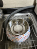 华元宠具（hoopet）狗狗碗狗盆不锈钢猫咪碗食盆喂食喝水宠物防打翻狗粮猫粮专用饭盆 双层-多彩骨头 打翻可退 XL 实拍图