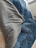 南极人（Nanjiren）冬季牛奶绒被套200x230cm单件被罩加厚珊瑚绒单人床上被单四件套 轻羽-高级灰【双面绒保暖】 单被套【加厚牛奶绒】 180cm*220cm 实拍图