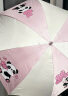 天堂 防紫外线晴雨伞直杆 安全加固儿童卡通晴雨两用伞 浅粉 晒单实拍图