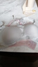 倩嫚哺乳内衣纯棉夏季薄款孕妇文胸大码全棉产后喂奶防下垂聚拢背心 【升级款】灰+紫(前开扣2件装) XXXL(95/42) 实拍图