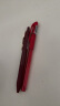 斑马牌（ZEBRA）中性笔 0.5mm子弹头签字笔 学生标记笔走珠水性笔 C-JJ100 JELL-BE 红色 10支装 实拍图