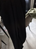香影【加绒抗起球】直筒阔腿裤女高腰2025秋冬新款长裤宽松糯米裤 黑色 S 实拍图