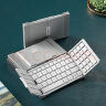 航世（BOW）HB166 可折叠无线蓝牙键盘 ipad平板手机电脑通用办公小键盘 白色 实拍图