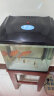 森森（SUNSUN） 鱼缸水族箱金鱼缸带灯鱼缸过滤器玻璃鱼缸桌面鱼缸 黑色 HR300+假山造景（带18件） 实拍图