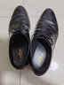 金利来（Goldlion）男鞋秋冬款商务皮鞋男正装鞋婚鞋德比鞋西装鞋系带男士皮鞋 黑色(四季款)偏大一码 44 实拍图