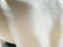 百图betu女装冬季新款毛衣蕾丝花边半高领长袖打底衫女2311T30 米白 L 晒单实拍图
