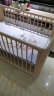 巴布豆（BOBDOG）婴儿床多功能床 可移动 宝宝床亲子床新生儿床实木床边床拼接大床 基础款无延边-床+4cm椰棕床垫 晒单实拍图