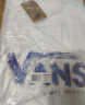 VANS范斯官方 男女情侣短袖T恤清新纯白油漆未干LOGO出游好物 白色 XS 实拍图